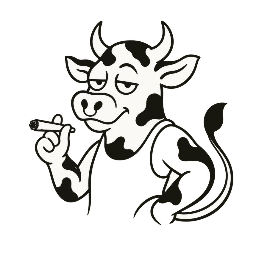 Hazy Cow mascot